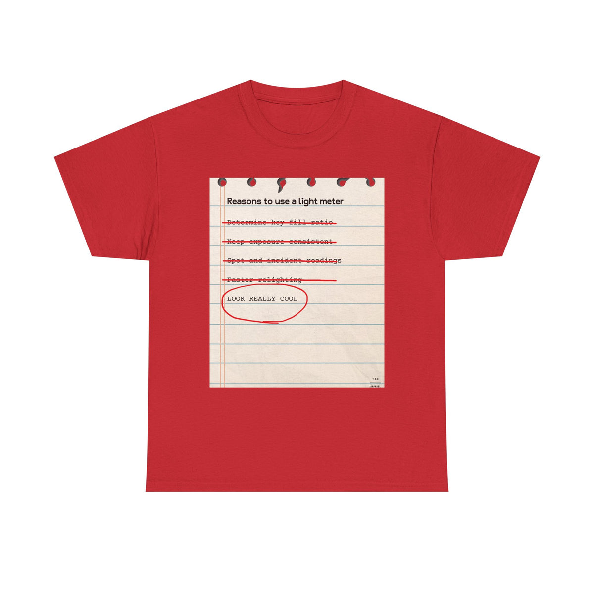 The REAL reason we meter light... tee