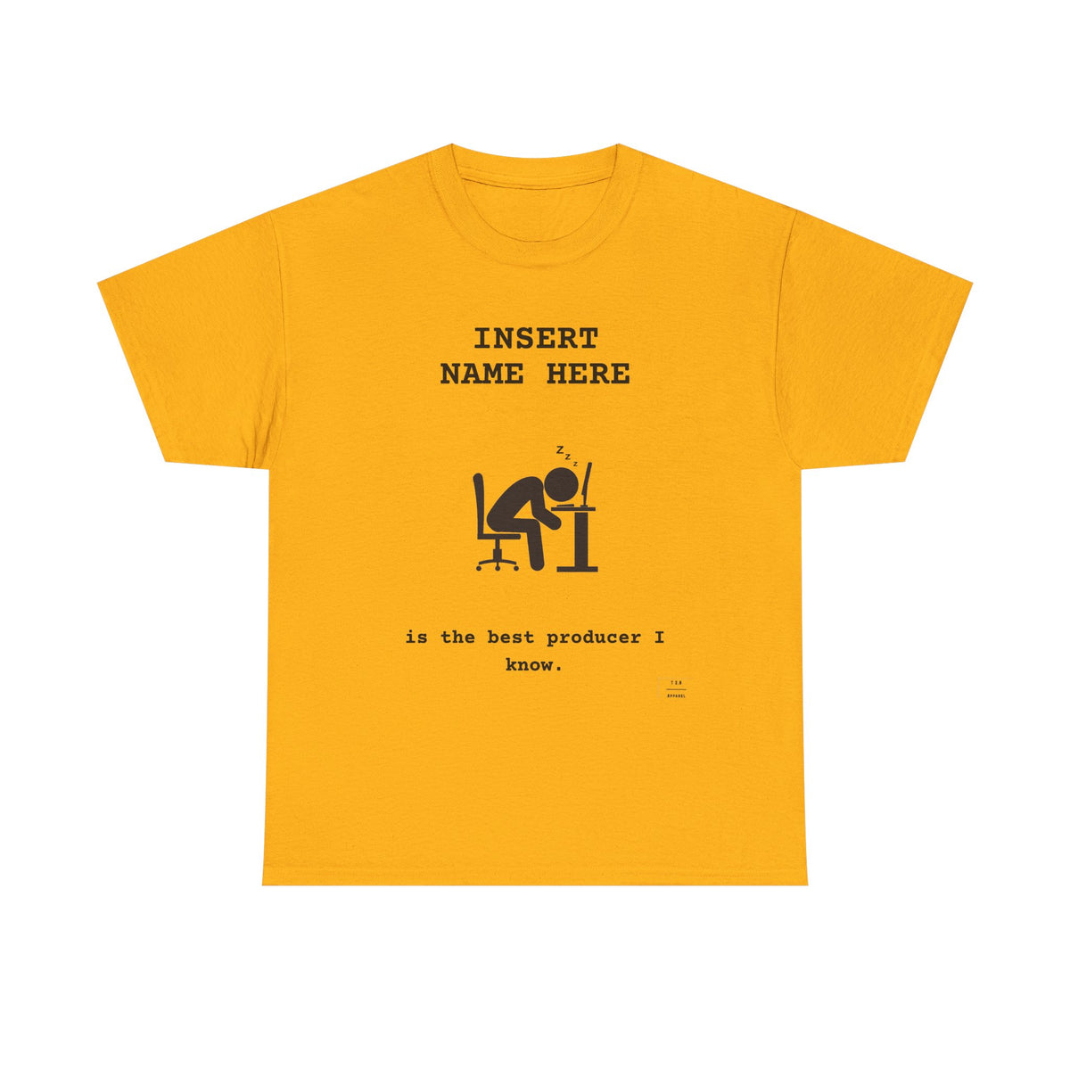 CUSTOMIZABLE tee for the Producer in your life!