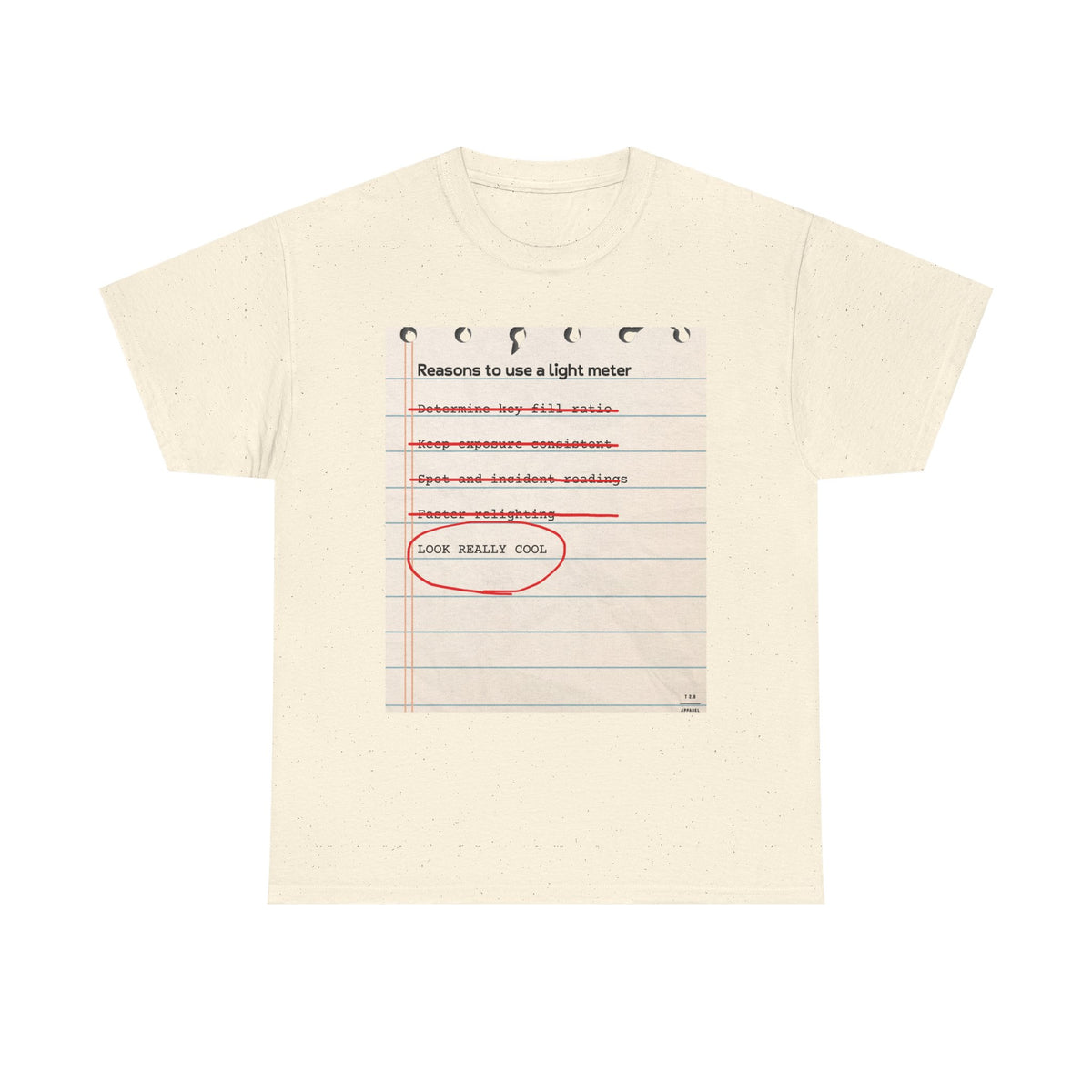 The REAL reason we meter light... tee