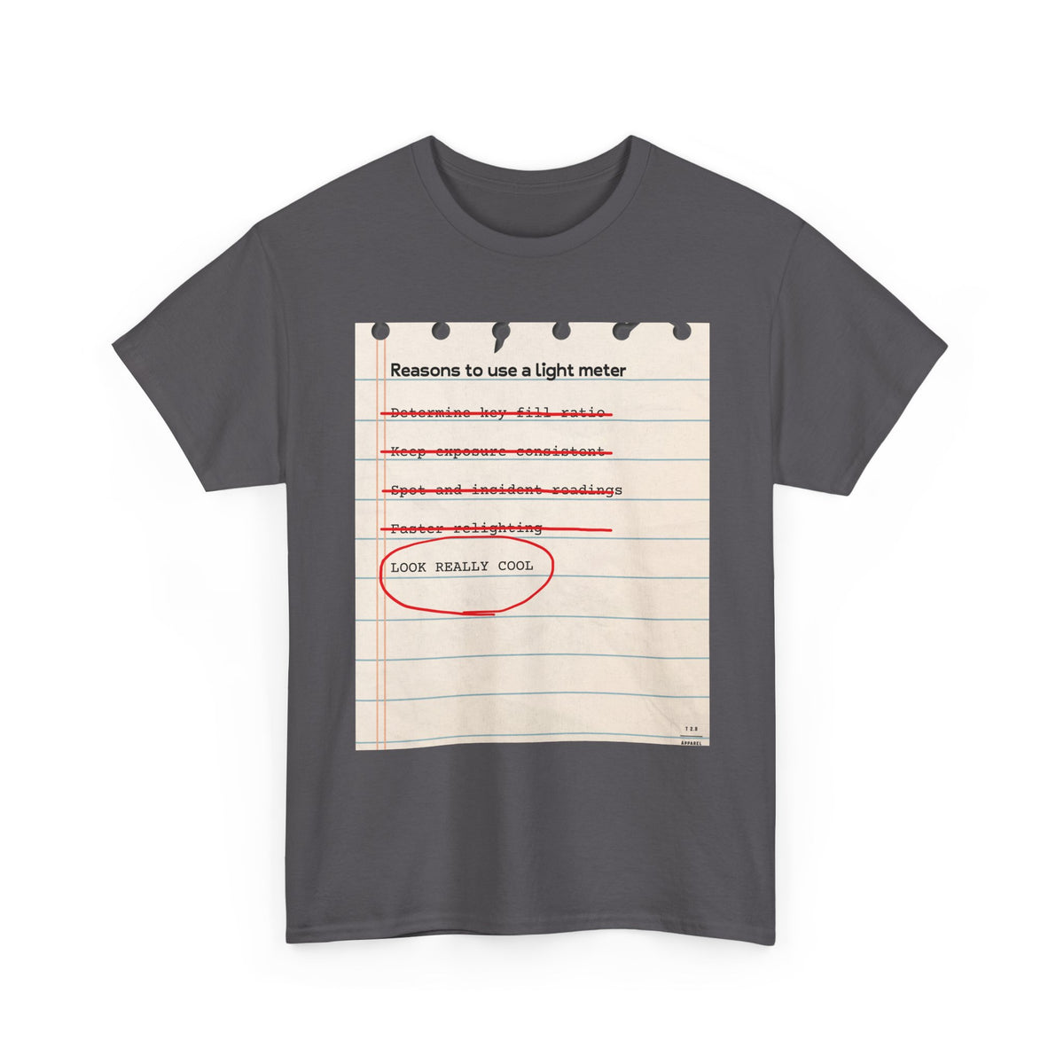 The REAL reason we meter light... tee