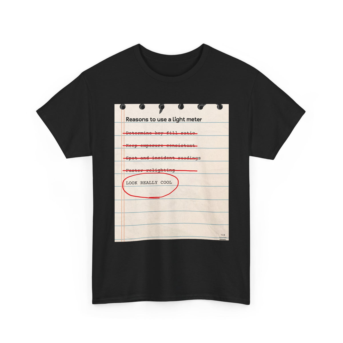 The REAL reason we meter light... tee