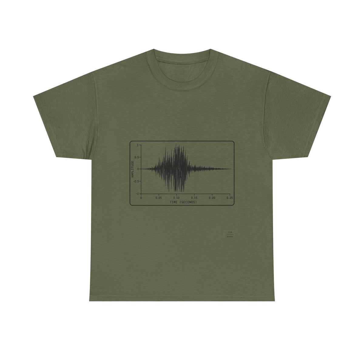 Audio waveform tee!
