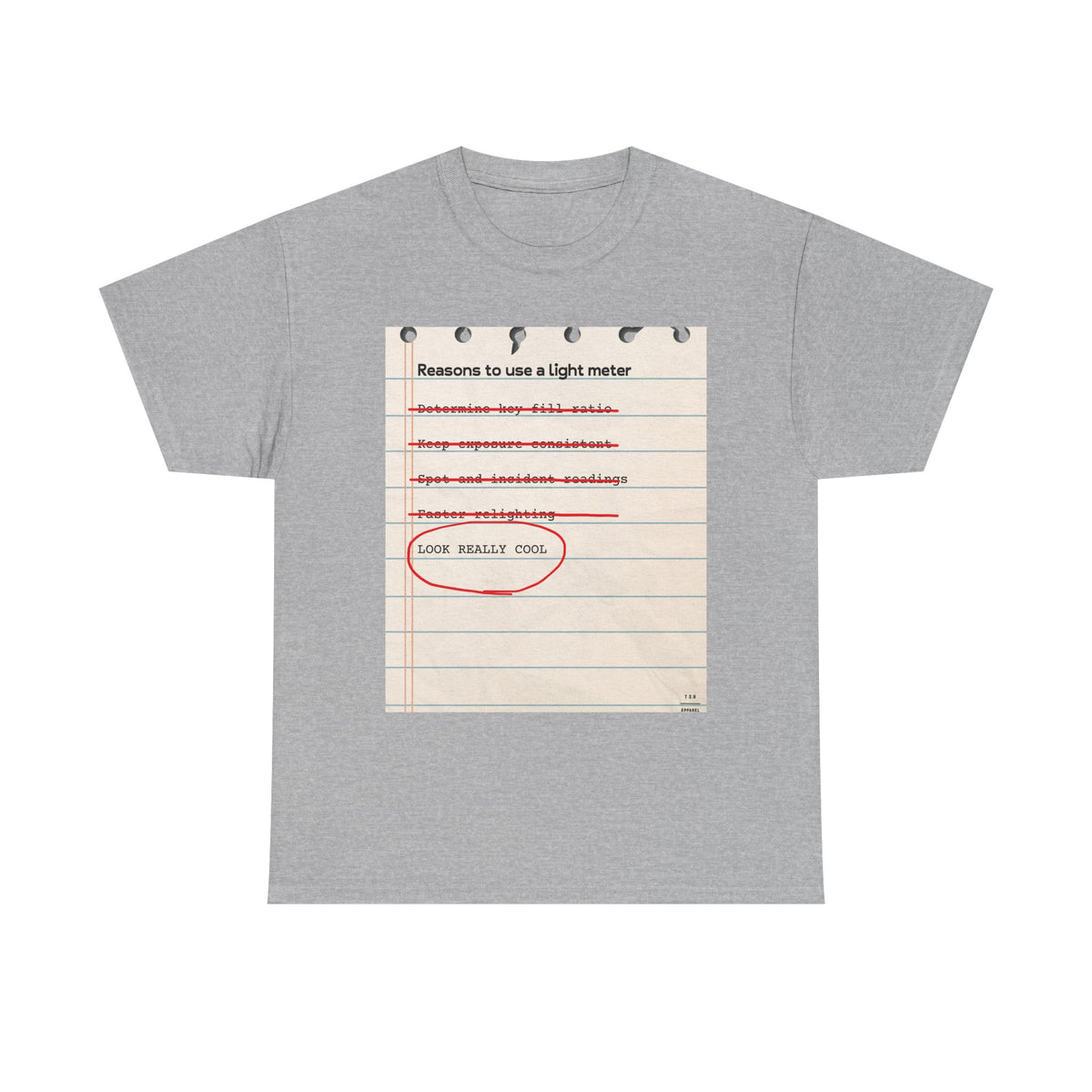 The REAL reason we meter light... tee