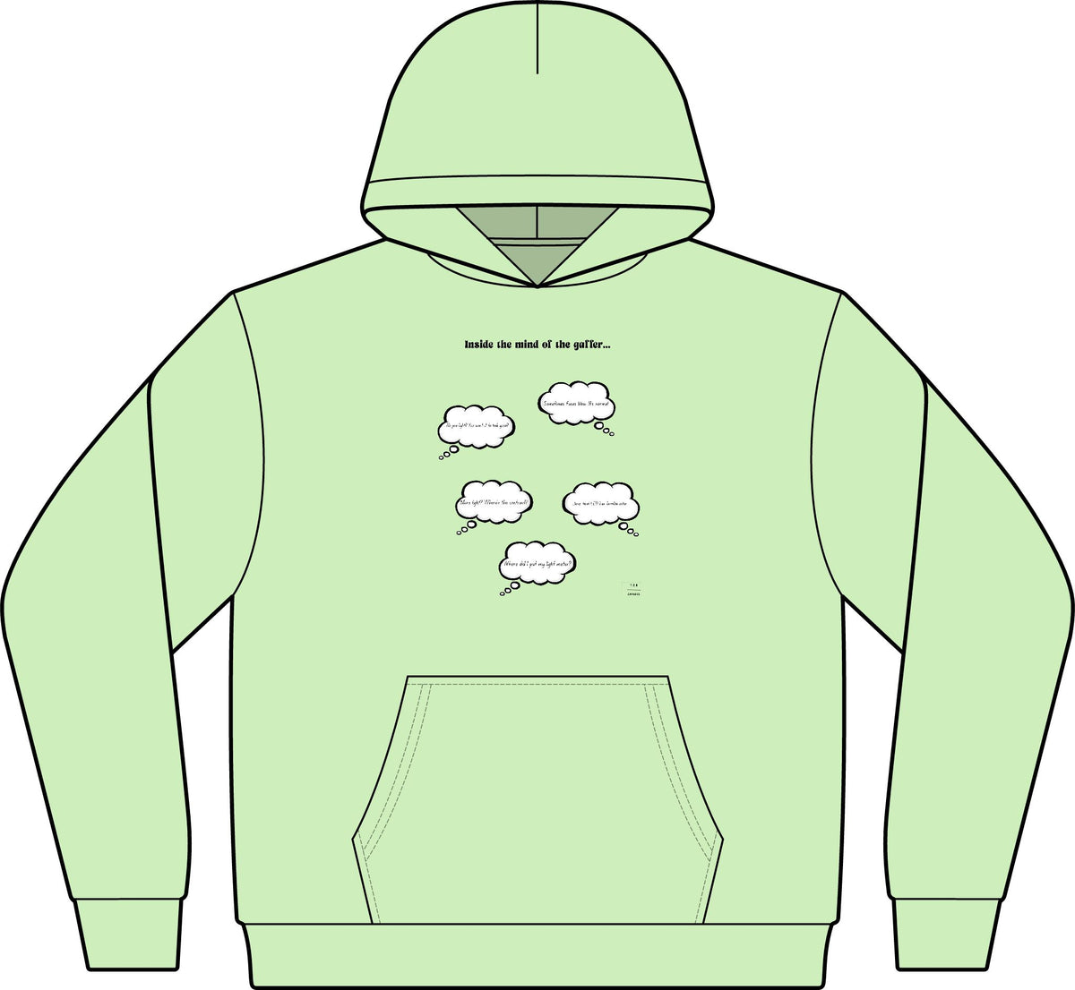 Inside the mind of the gaffer HOODIE!