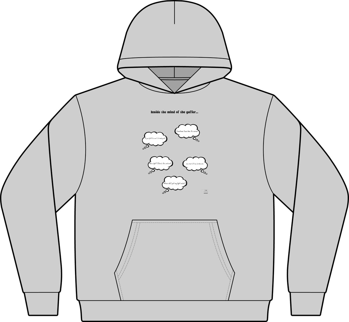 Inside the mind of the gaffer HOODIE!