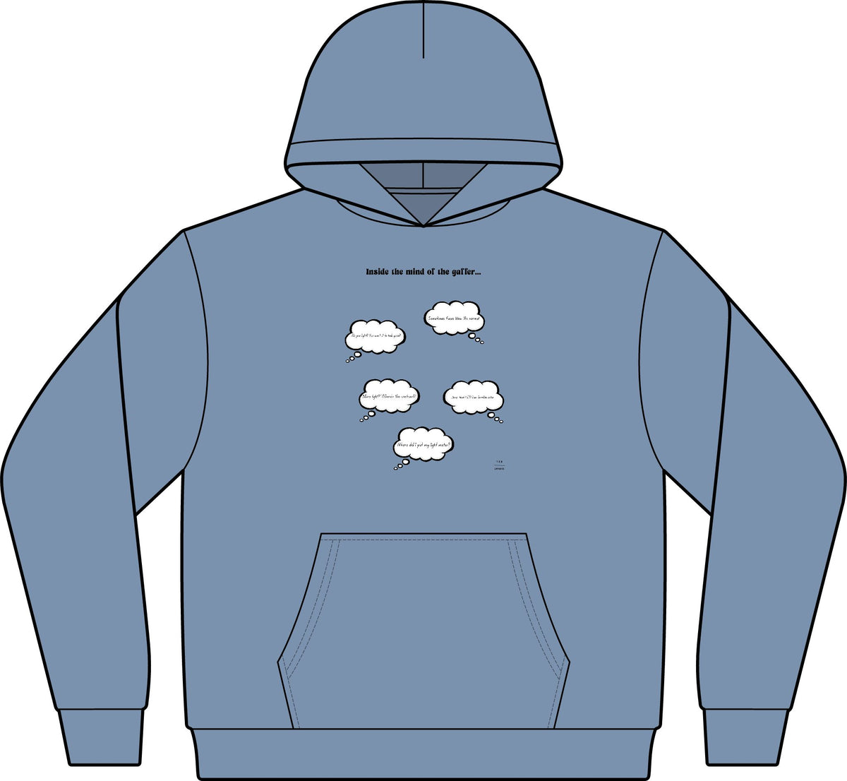 Inside the mind of the gaffer HOODIE!