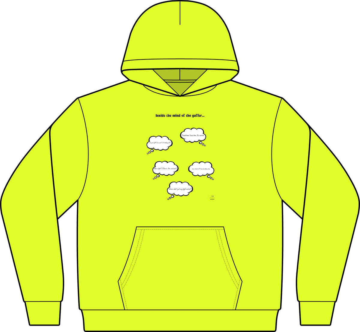Inside the mind of the gaffer HOODIE!