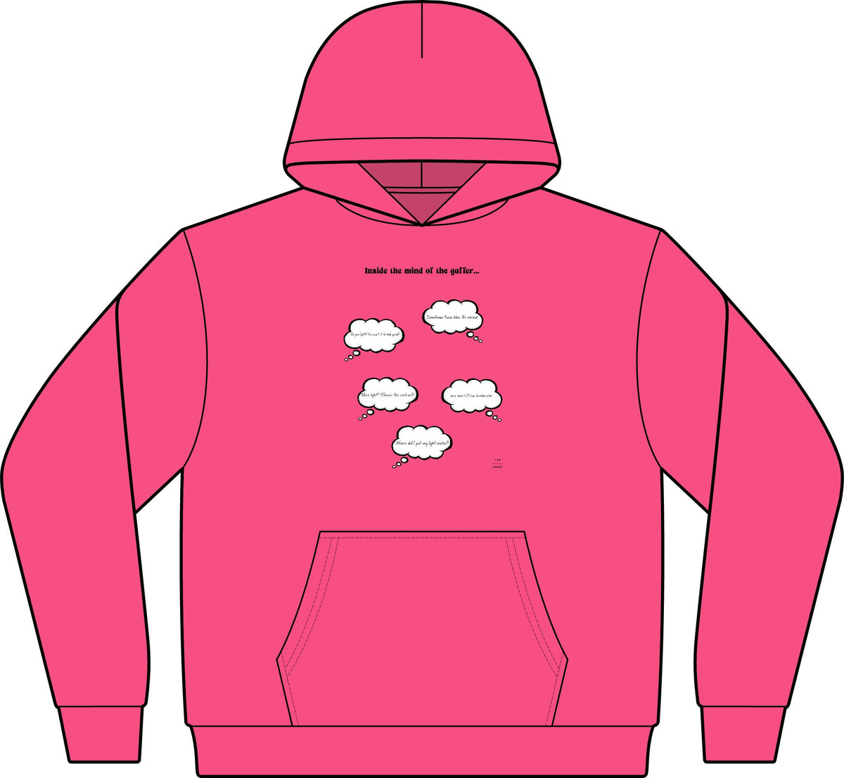 Inside the mind of the gaffer HOODIE!