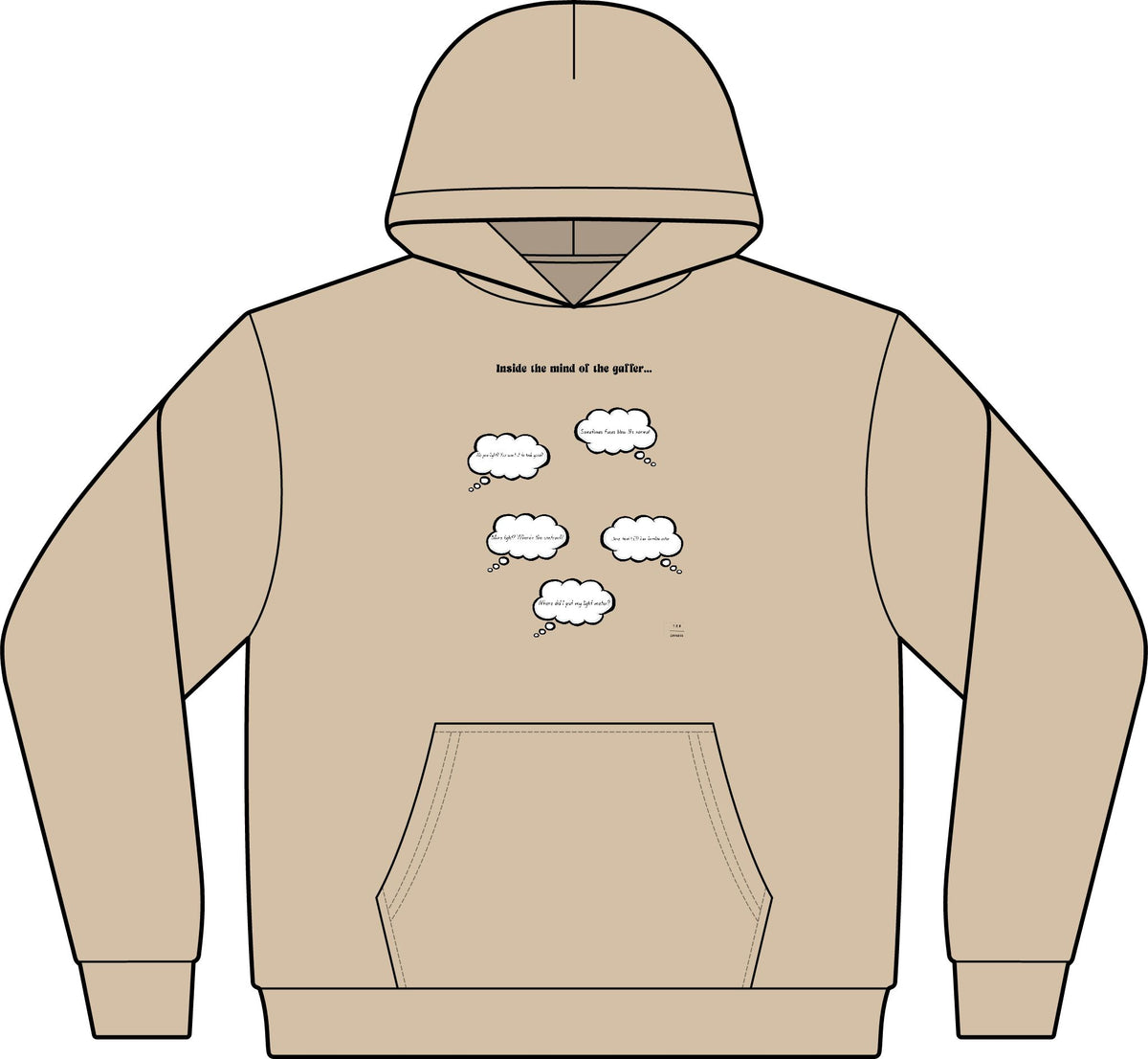 Inside the mind of the gaffer HOODIE!