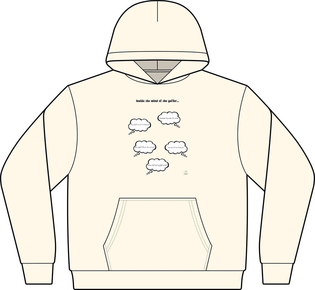 Inside the mind of the gaffer HOODIE!
