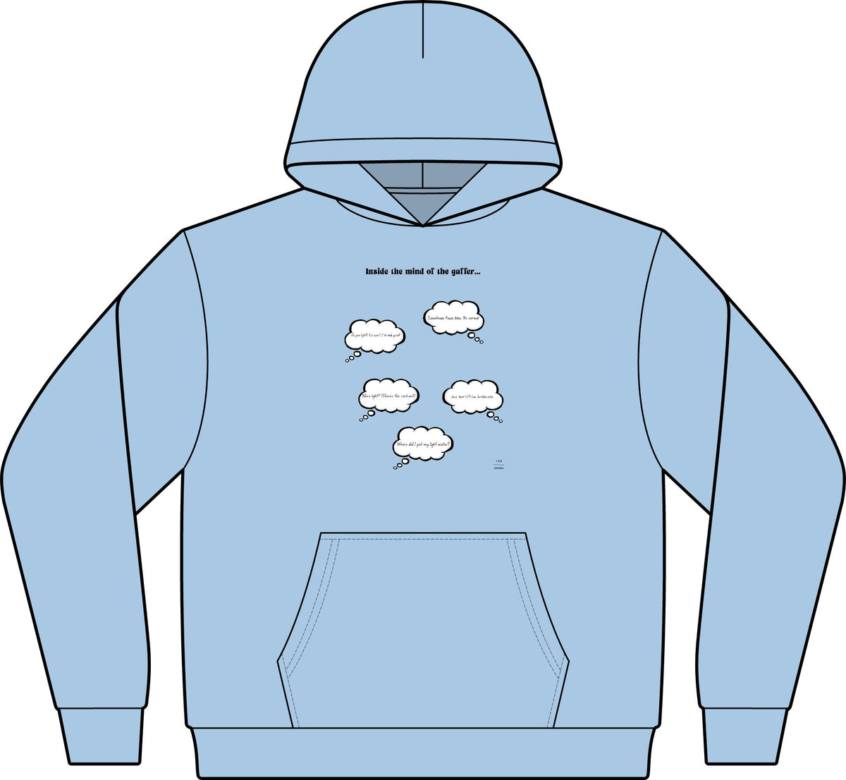 Inside the mind of the gaffer HOODIE!