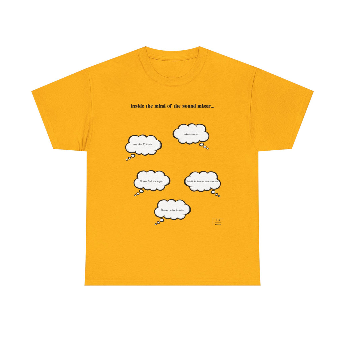 Inside the mind of the sound mixer tee