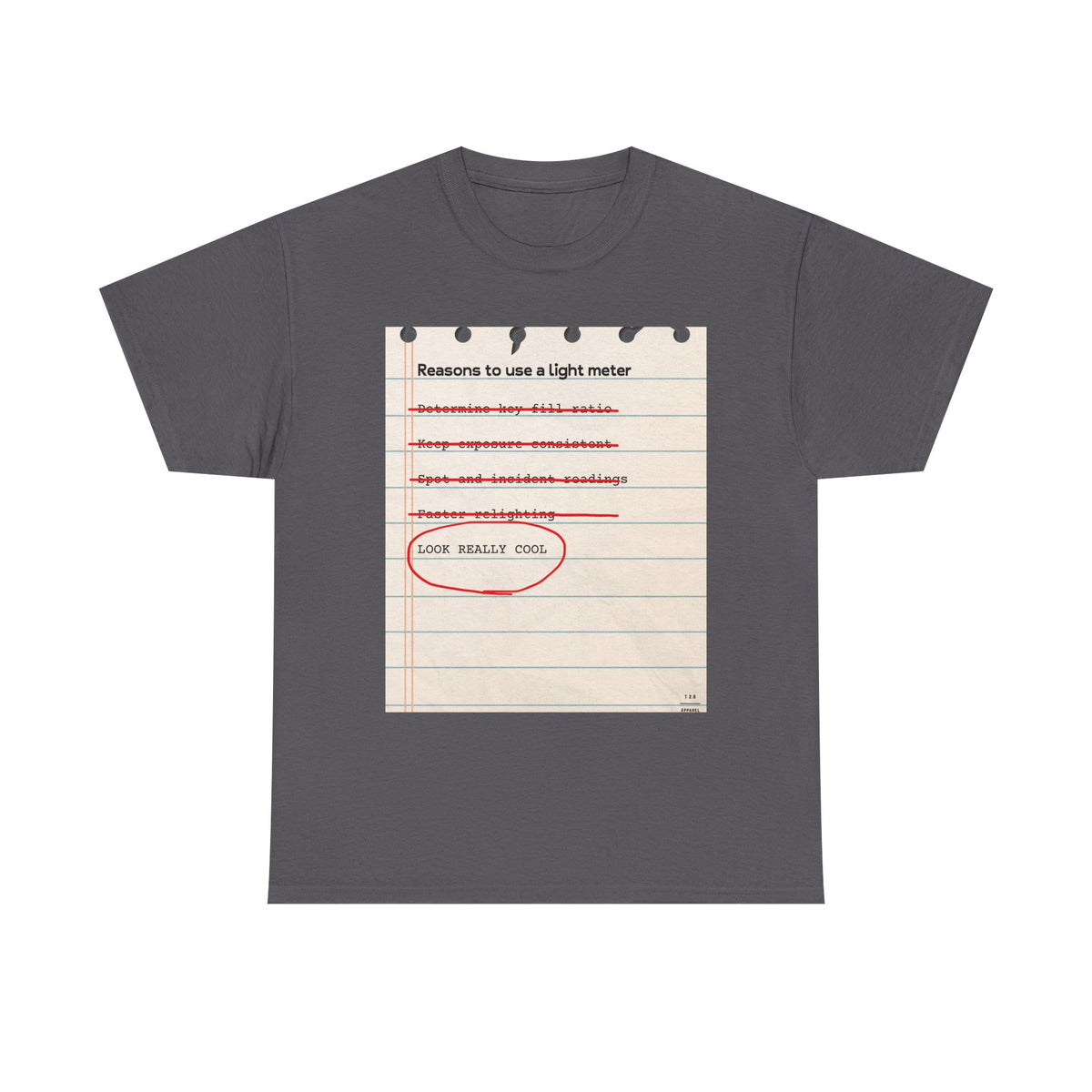 The REAL reason we meter light... tee