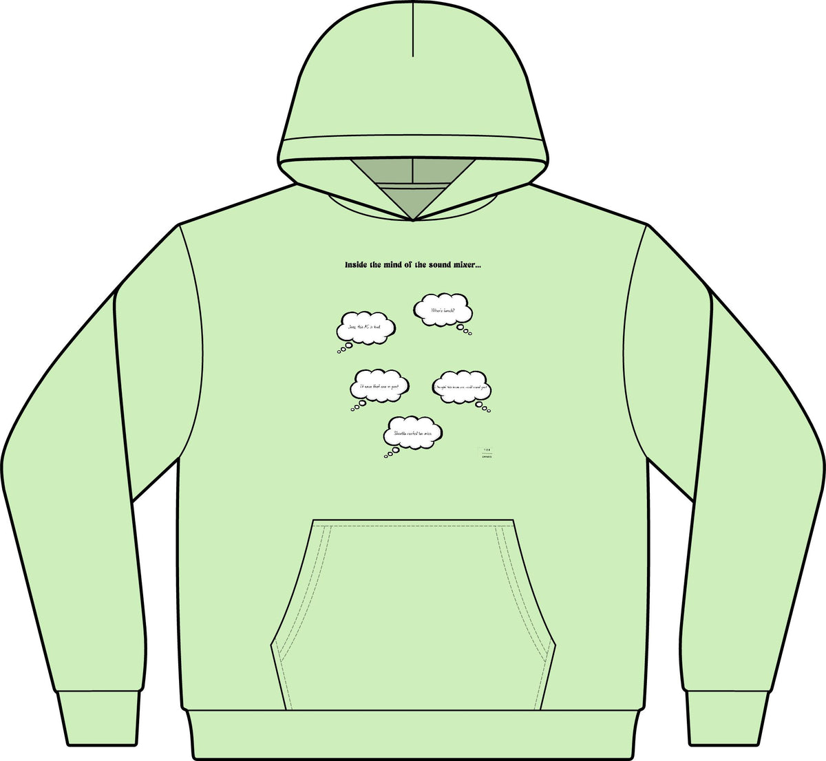 Inside the mind of the sound mixer HOODIE!