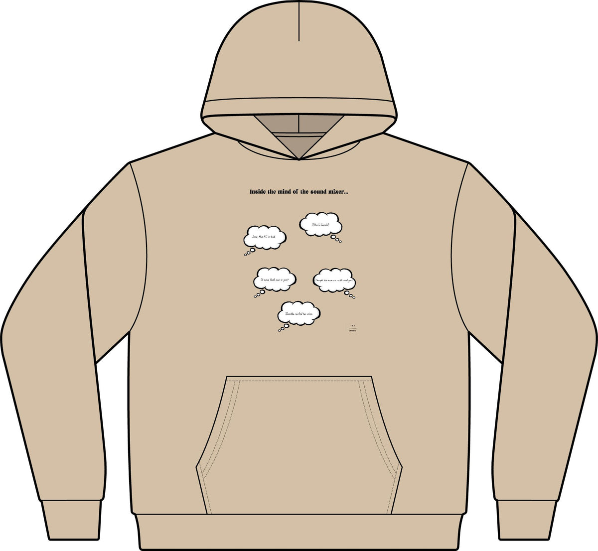 Inside the mind of the sound mixer HOODIE!