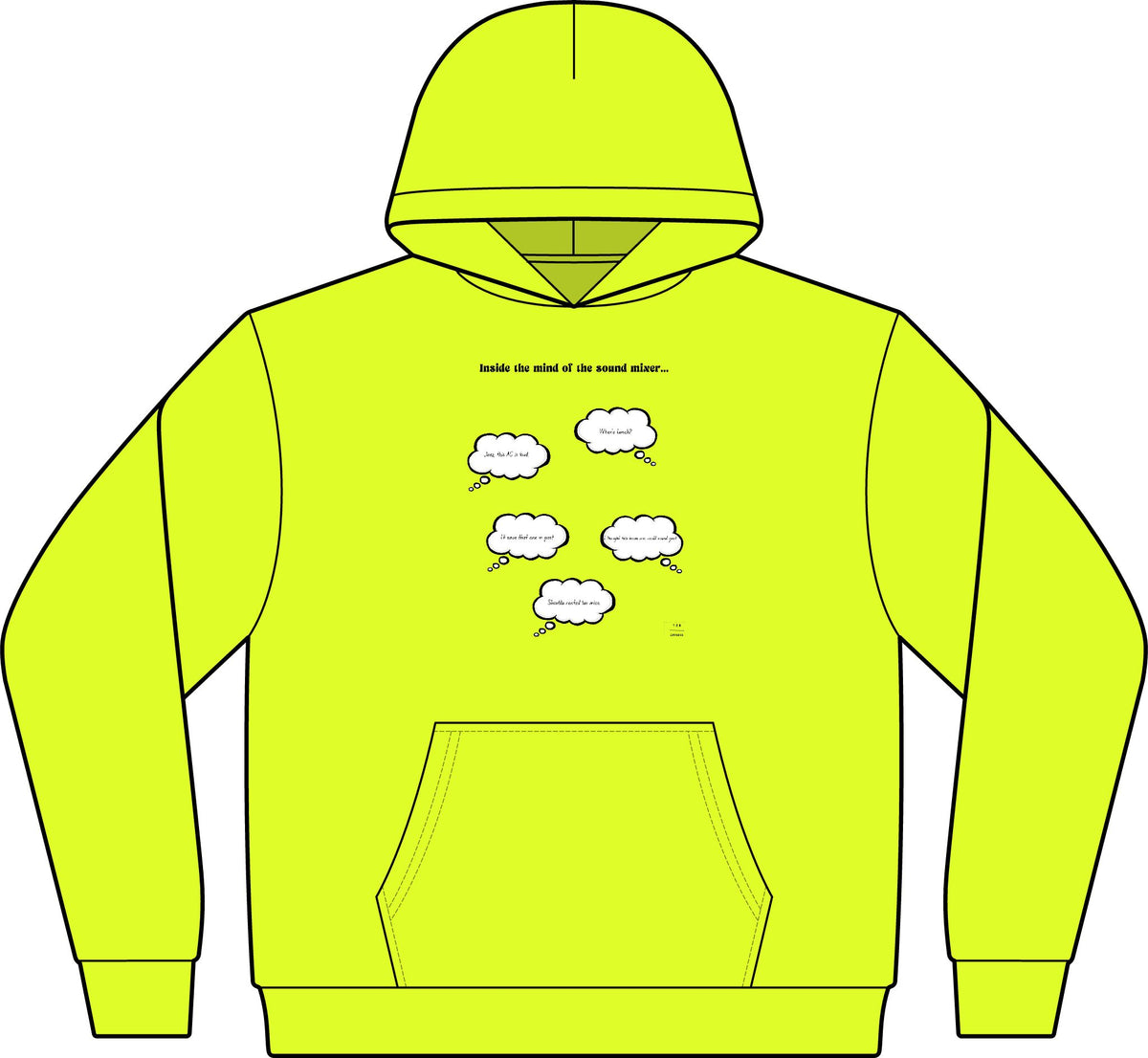 Inside the mind of the sound mixer HOODIE!