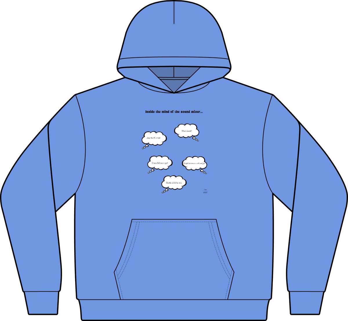 Inside the mind of the sound mixer HOODIE!