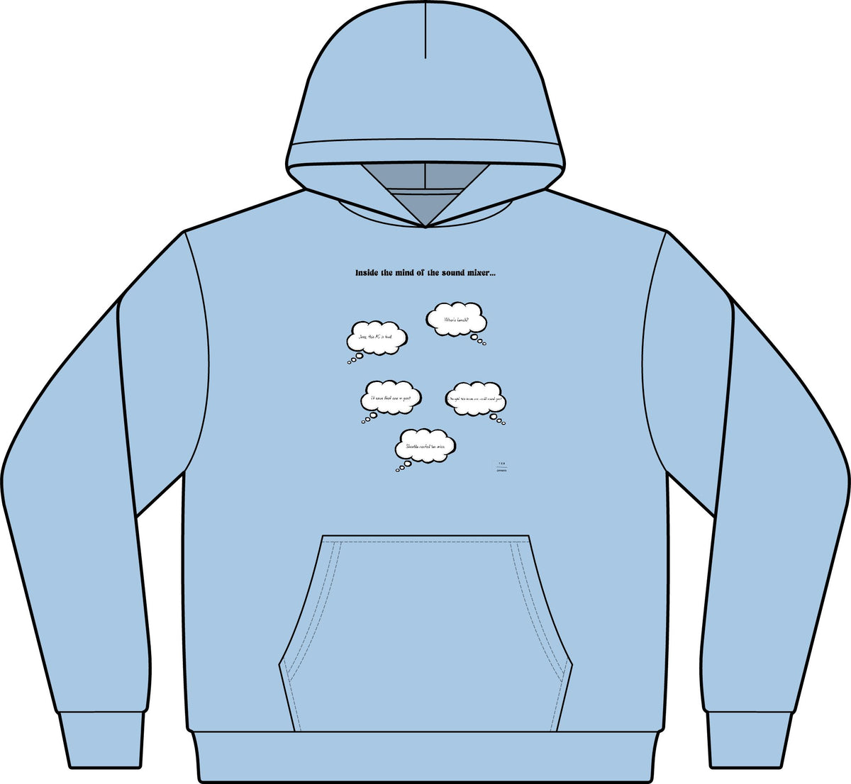 Inside the mind of the sound mixer HOODIE!