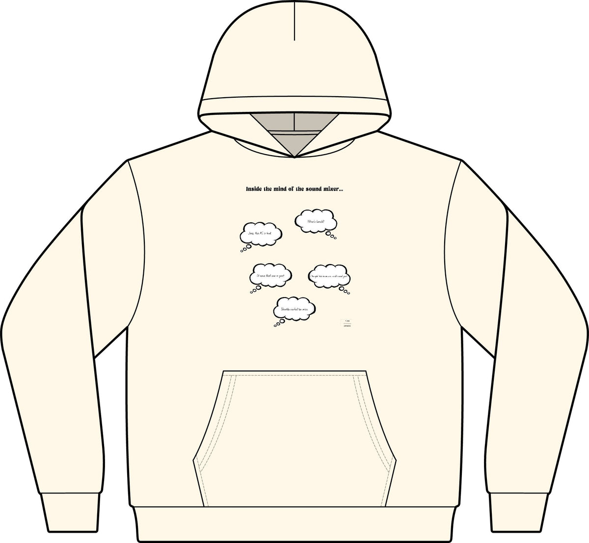 Inside the mind of the sound mixer HOODIE!