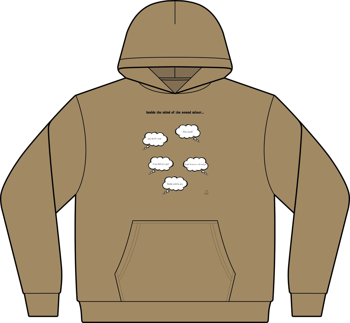 Inside the mind of the sound mixer HOODIE!
