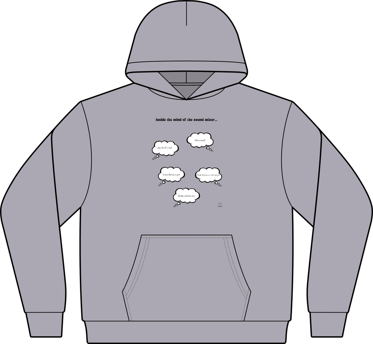 Inside the mind of the sound mixer HOODIE!