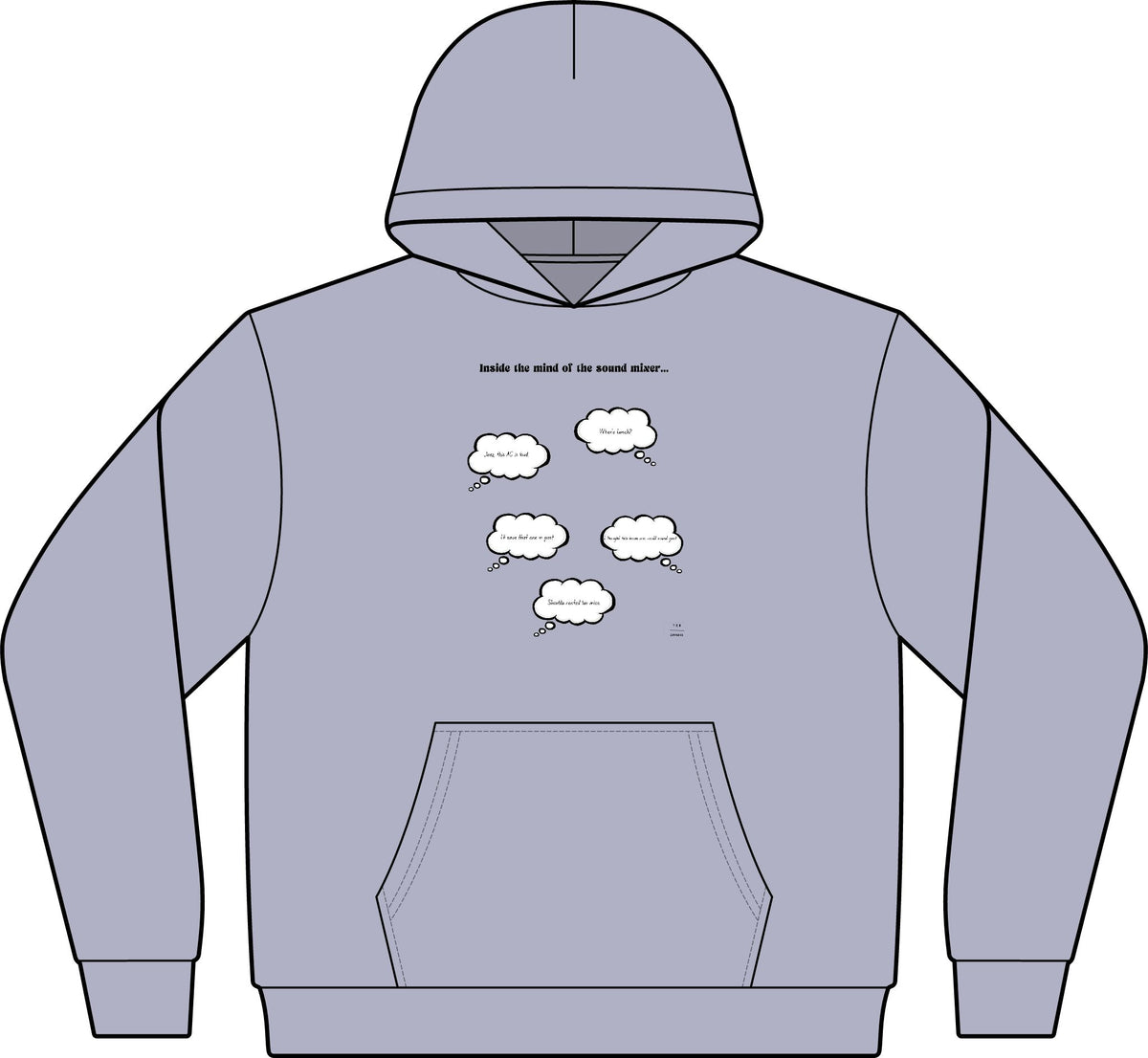 Inside the mind of the sound mixer HOODIE!