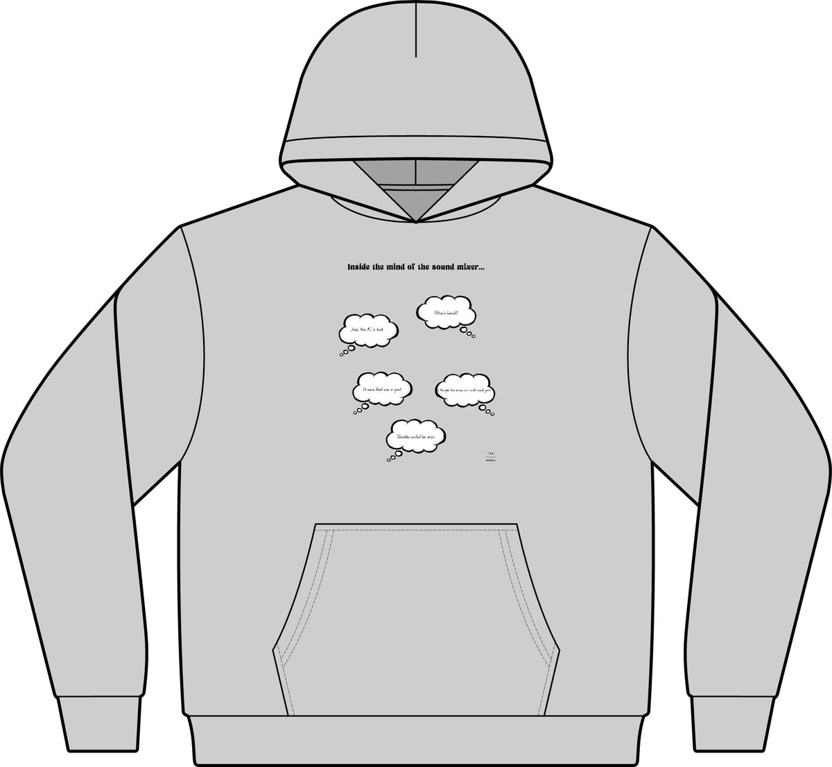 Inside the mind of the sound mixer HOODIE!