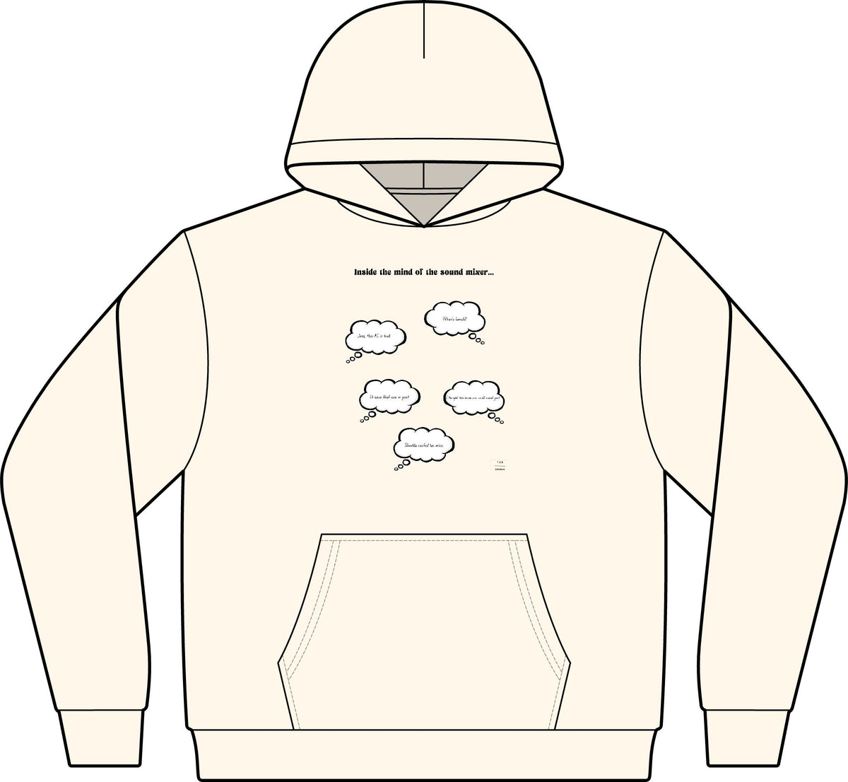 Inside the mind of the sound mixer HOODIE!
