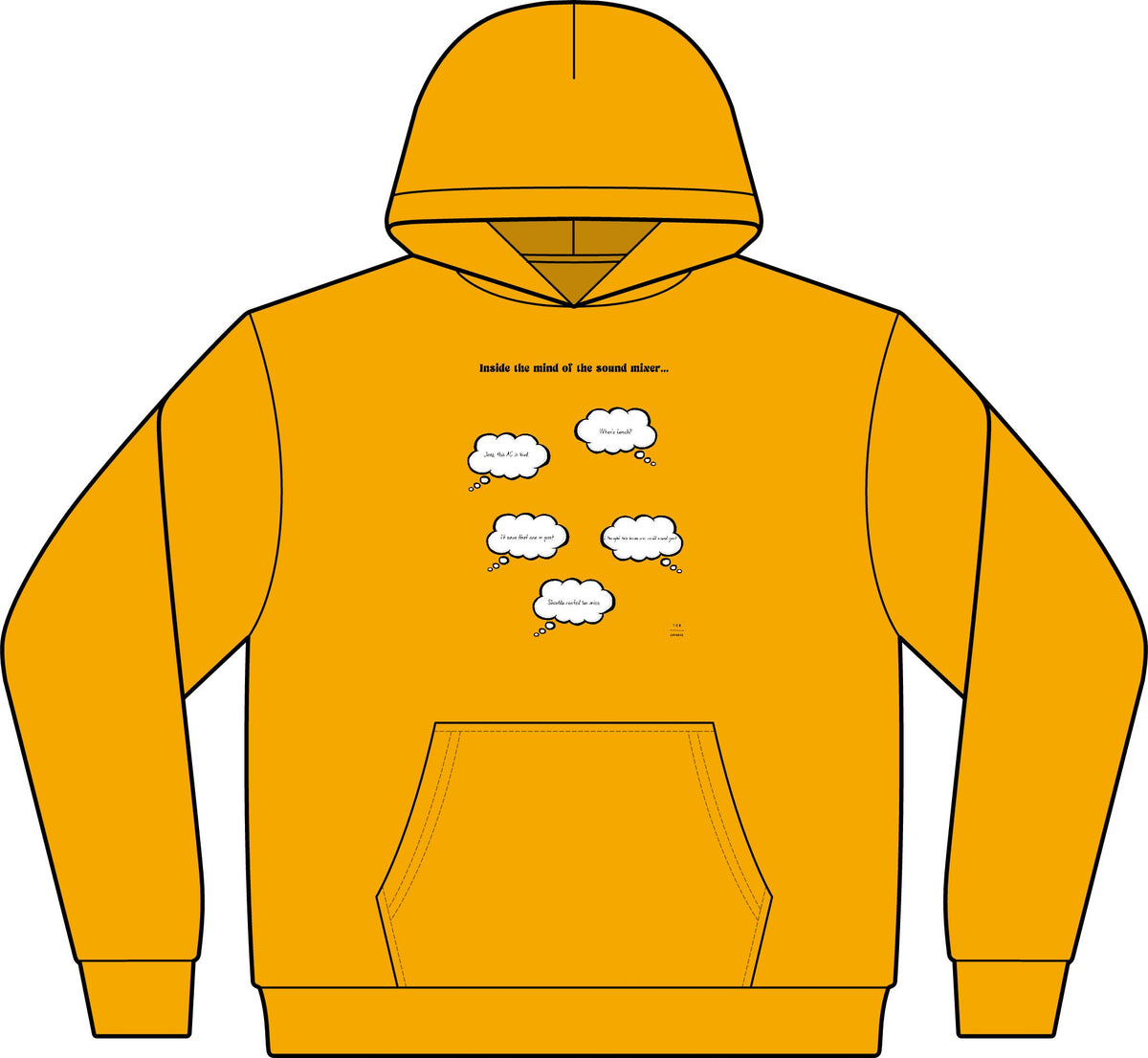 Inside the mind of the sound mixer HOODIE!