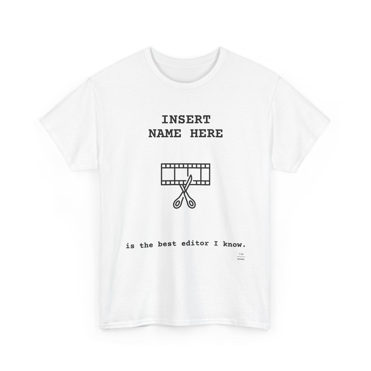 CUSTOMIZABLE tee for the Editor in your life!