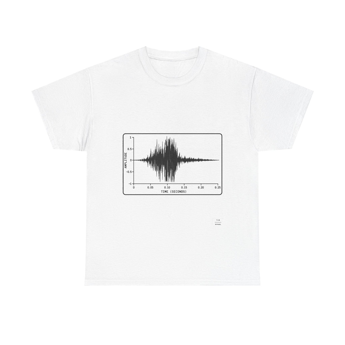 Audio waveform tee!