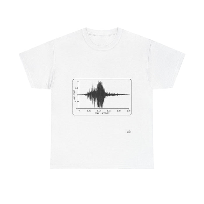 Audio waveform tee!