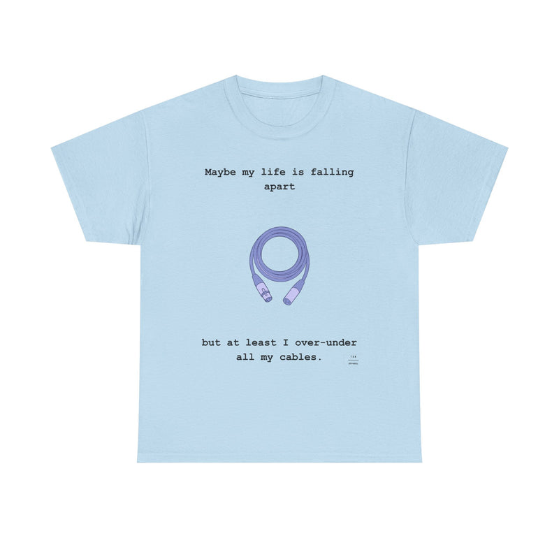I always over-under - Tee — Light Blue