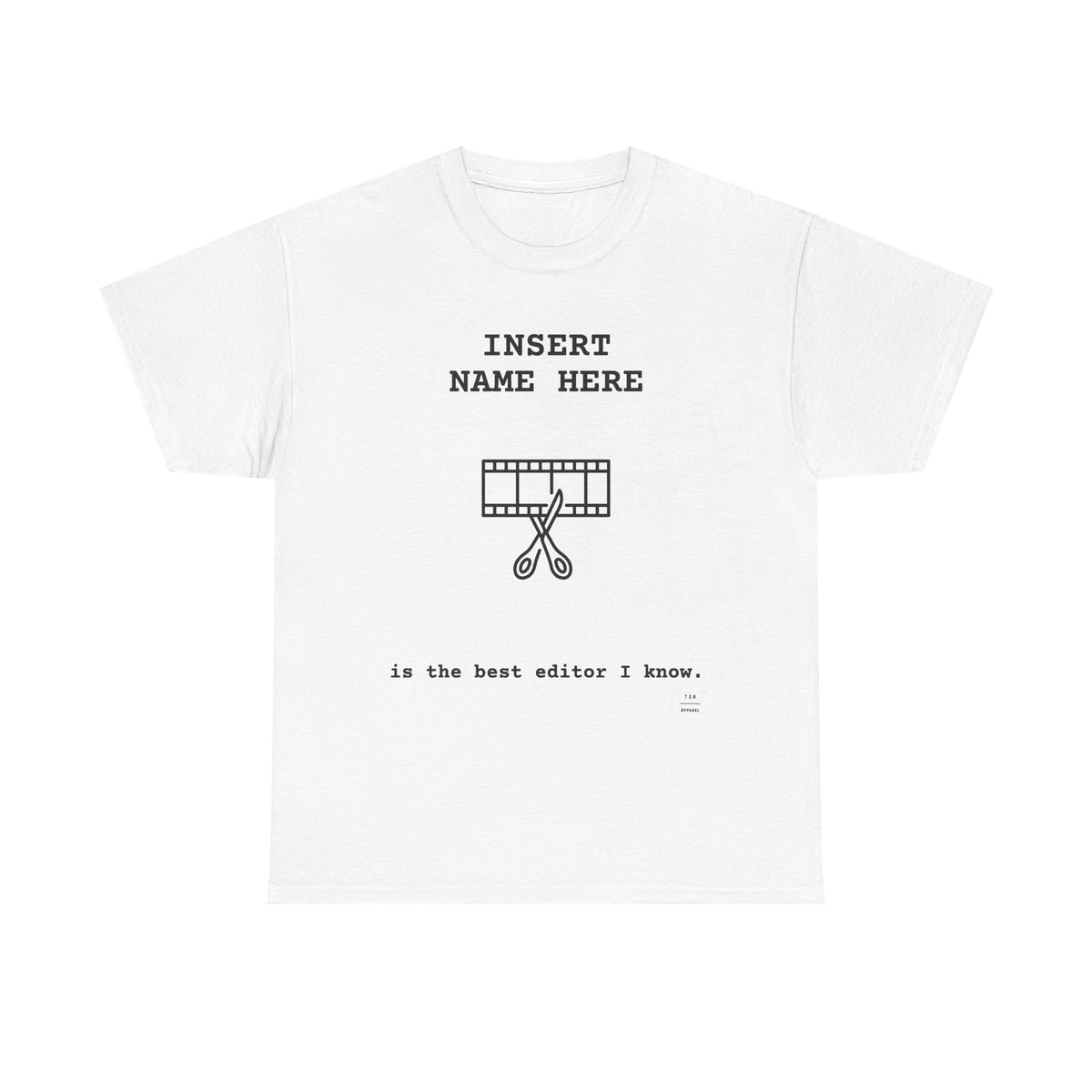 CUSTOMIZABLE tee for the Editor in your life!