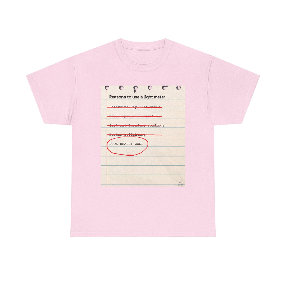The REAL reason we meter light... tee