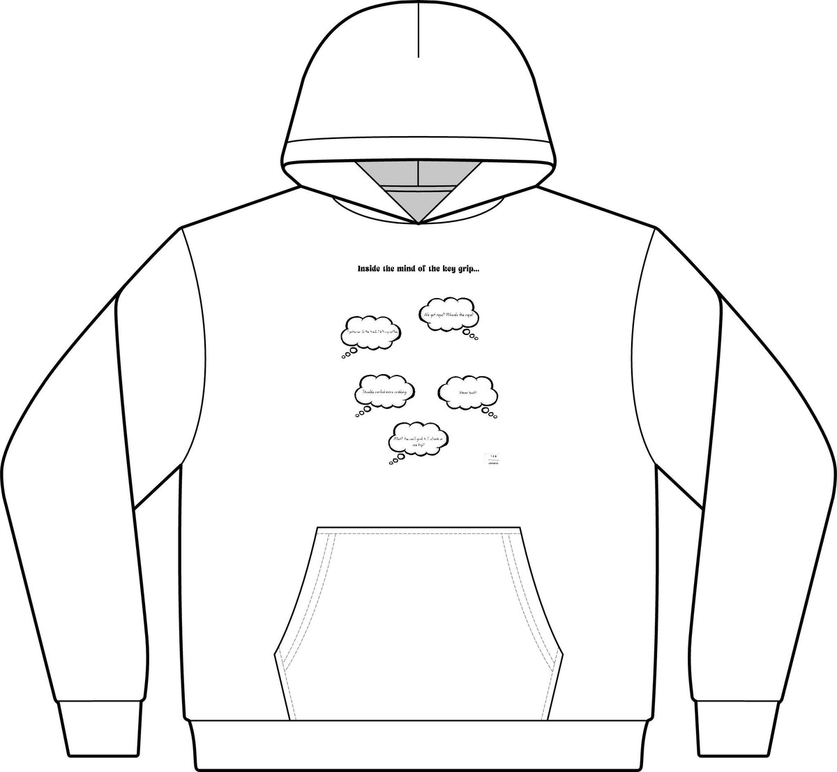 Inside the mind of the Key Grip HOODIE!