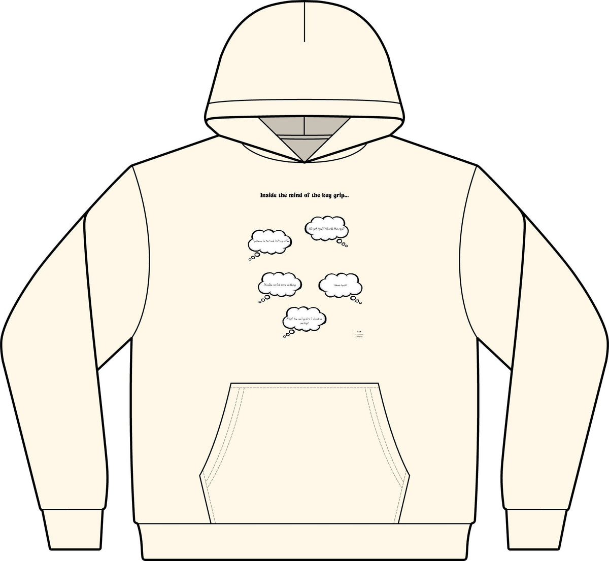 Inside the mind of the Key Grip HOODIE!