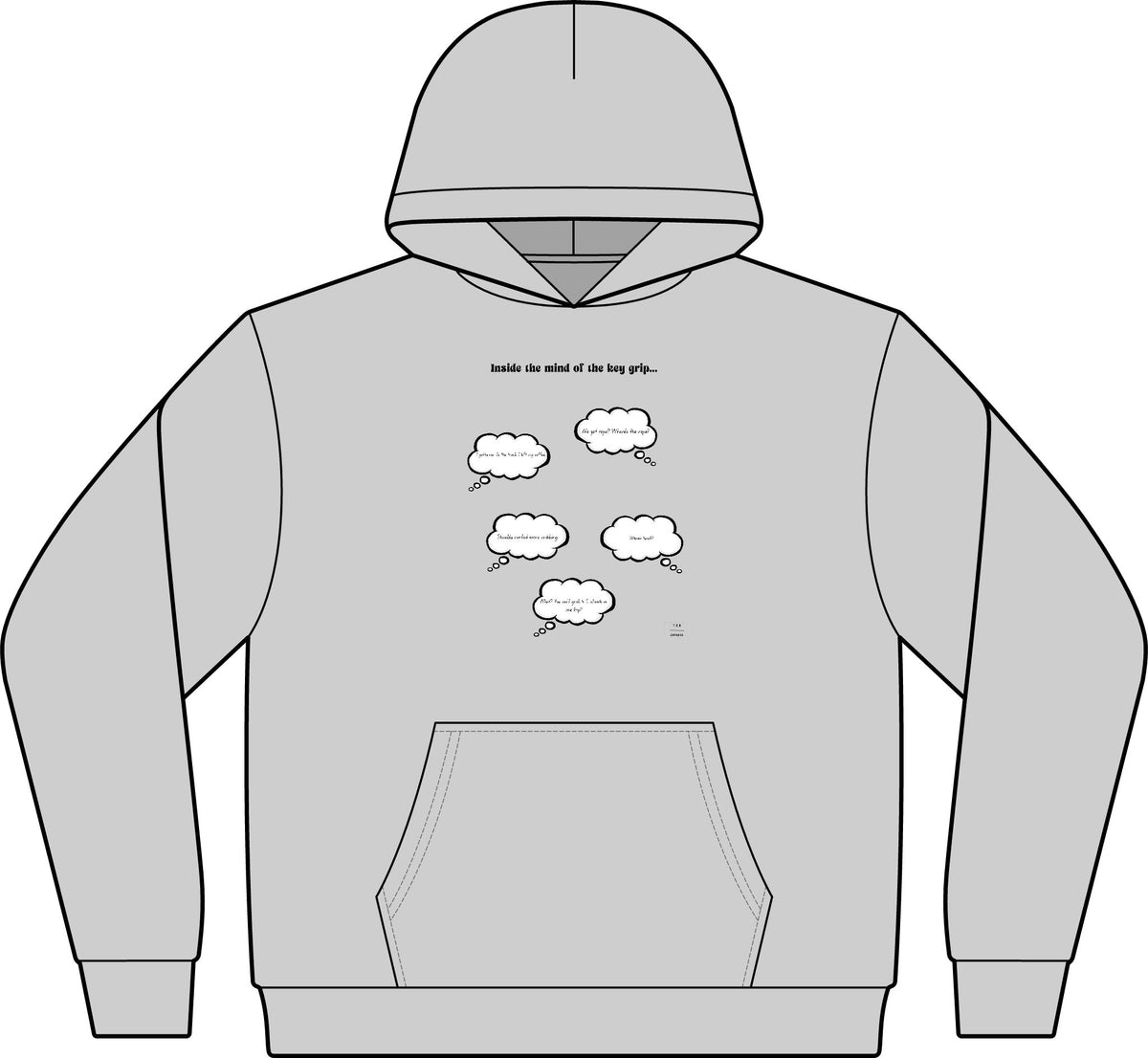 Inside the mind of the Key Grip HOODIE!