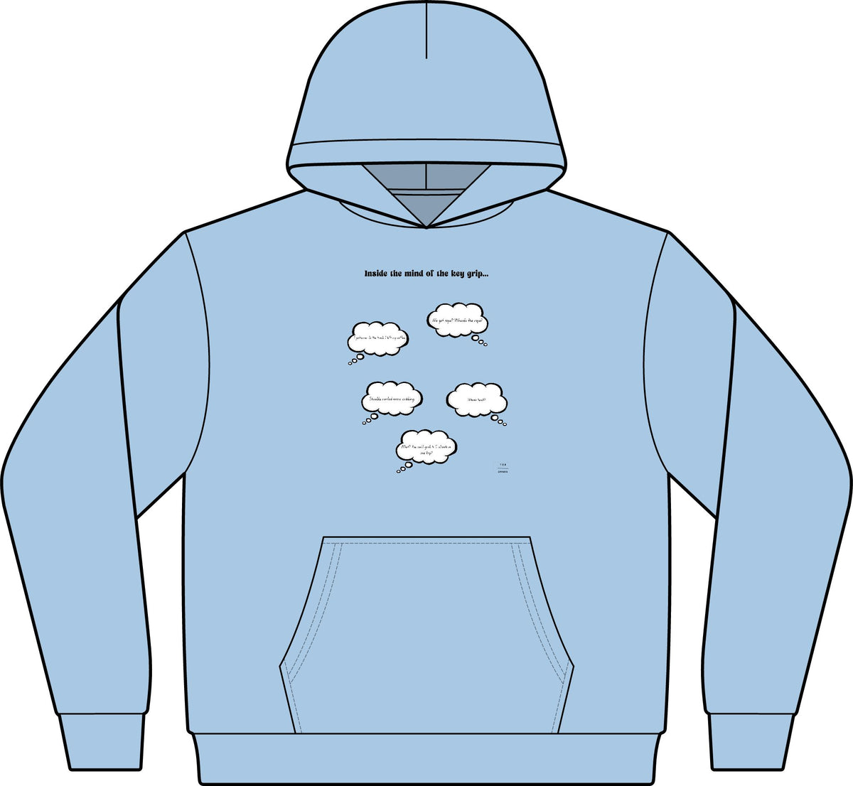 Inside the mind of the Key Grip HOODIE!