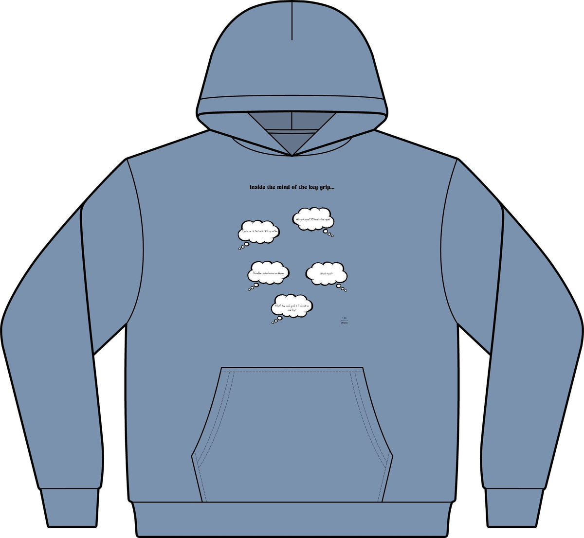Inside the mind of the Key Grip HOODIE!