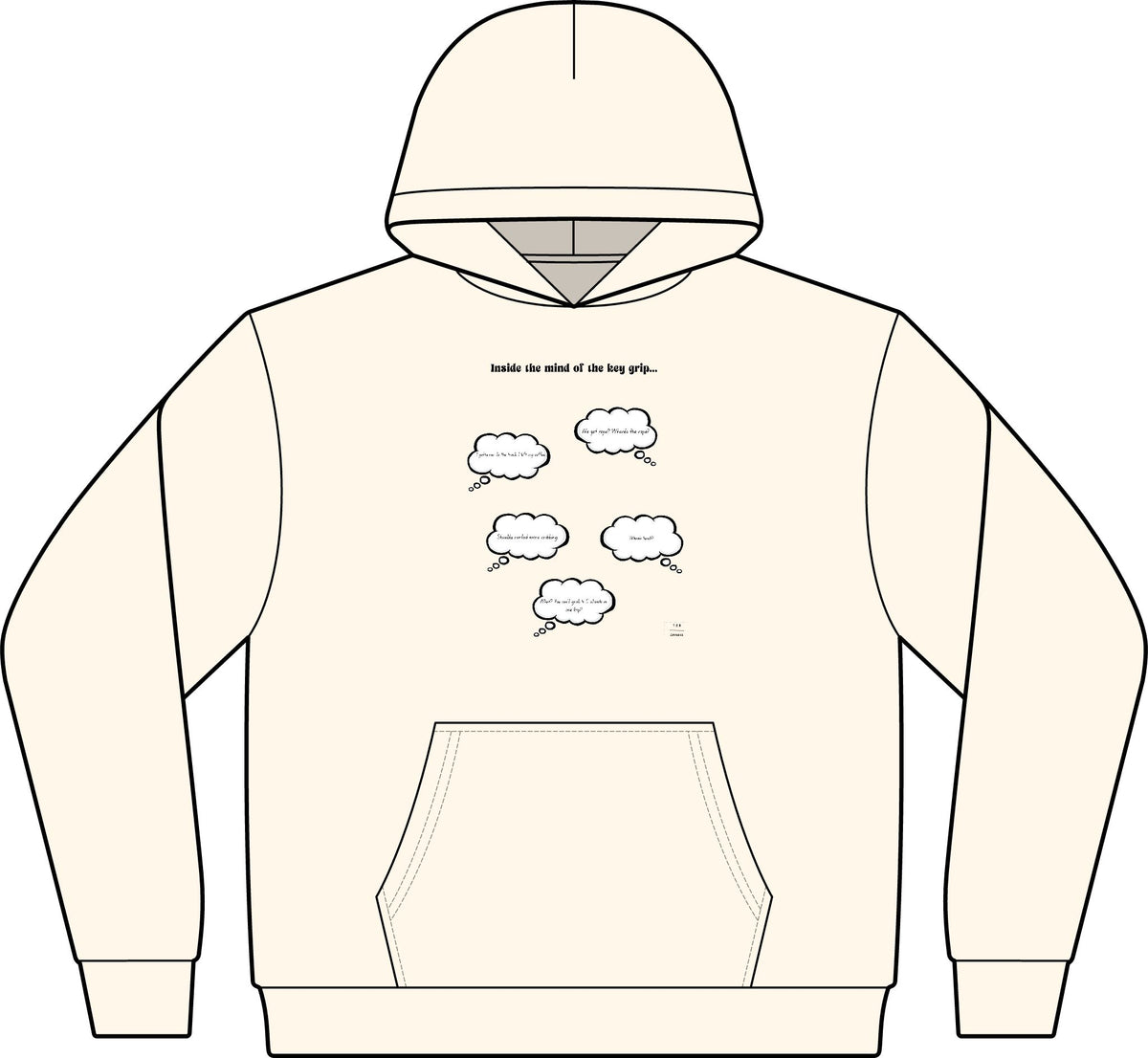 Inside the mind of the Key Grip HOODIE!
