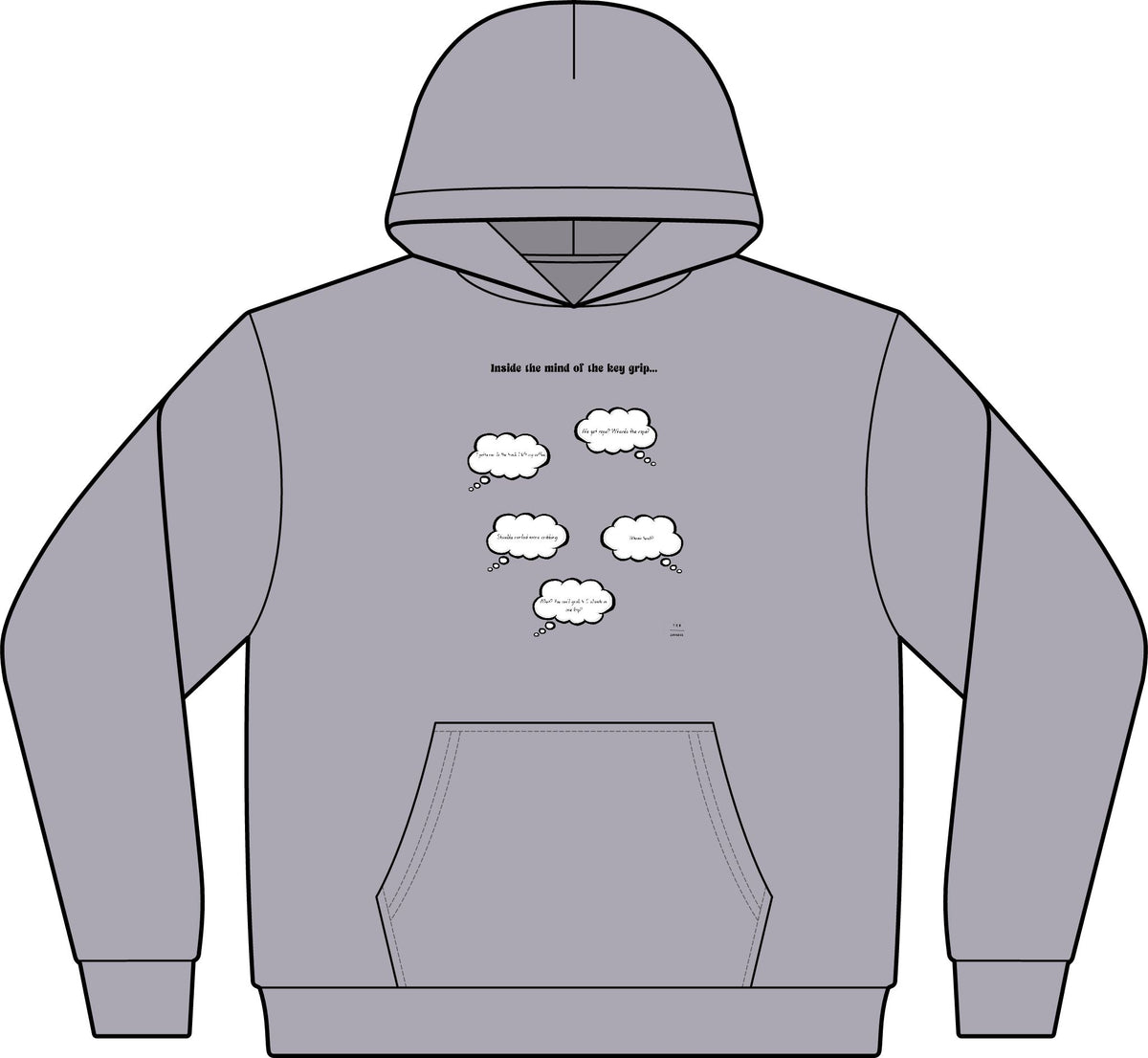 Inside the mind of the Key Grip HOODIE!