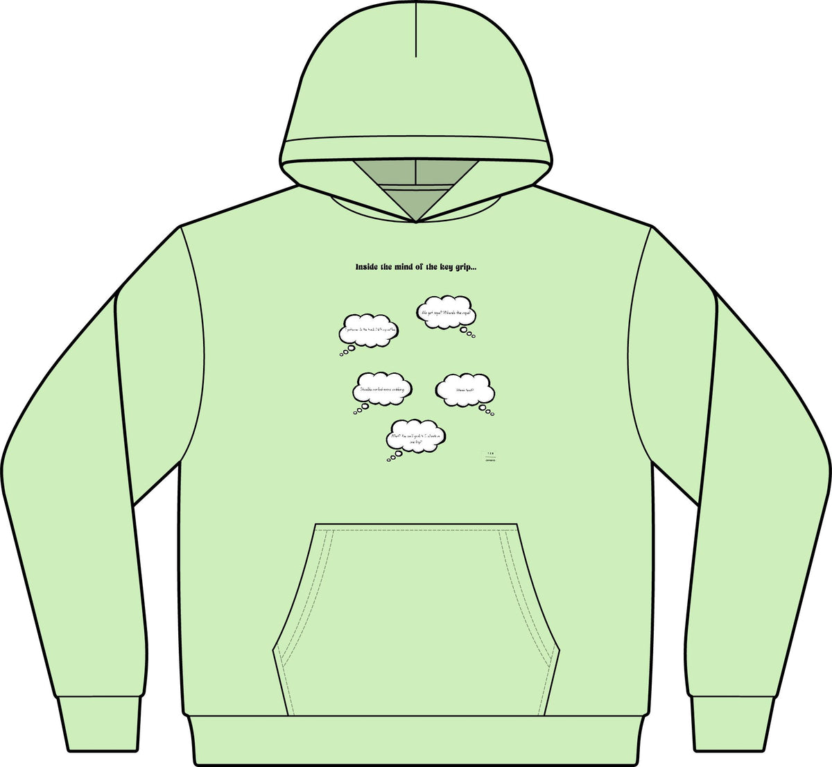 Inside the mind of the Key Grip HOODIE!