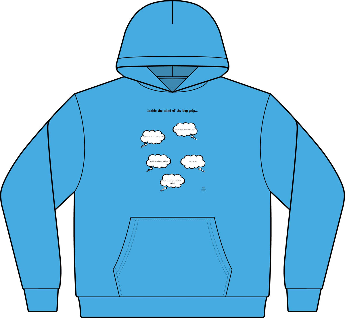 Inside the mind of the Key Grip HOODIE!