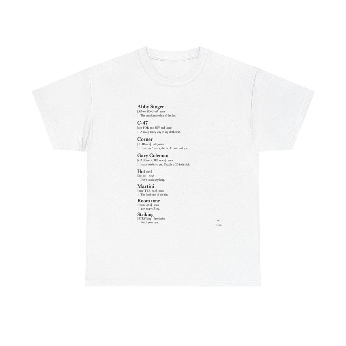 Film lingo Tee