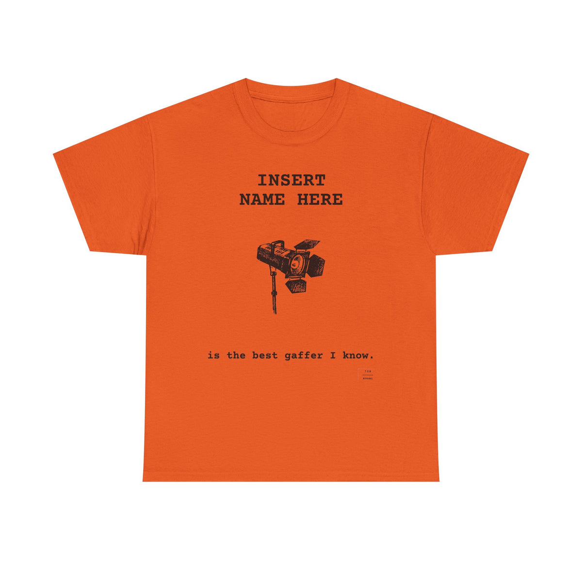 CUSTOMIZABLE tee for the Gaffer in your life!