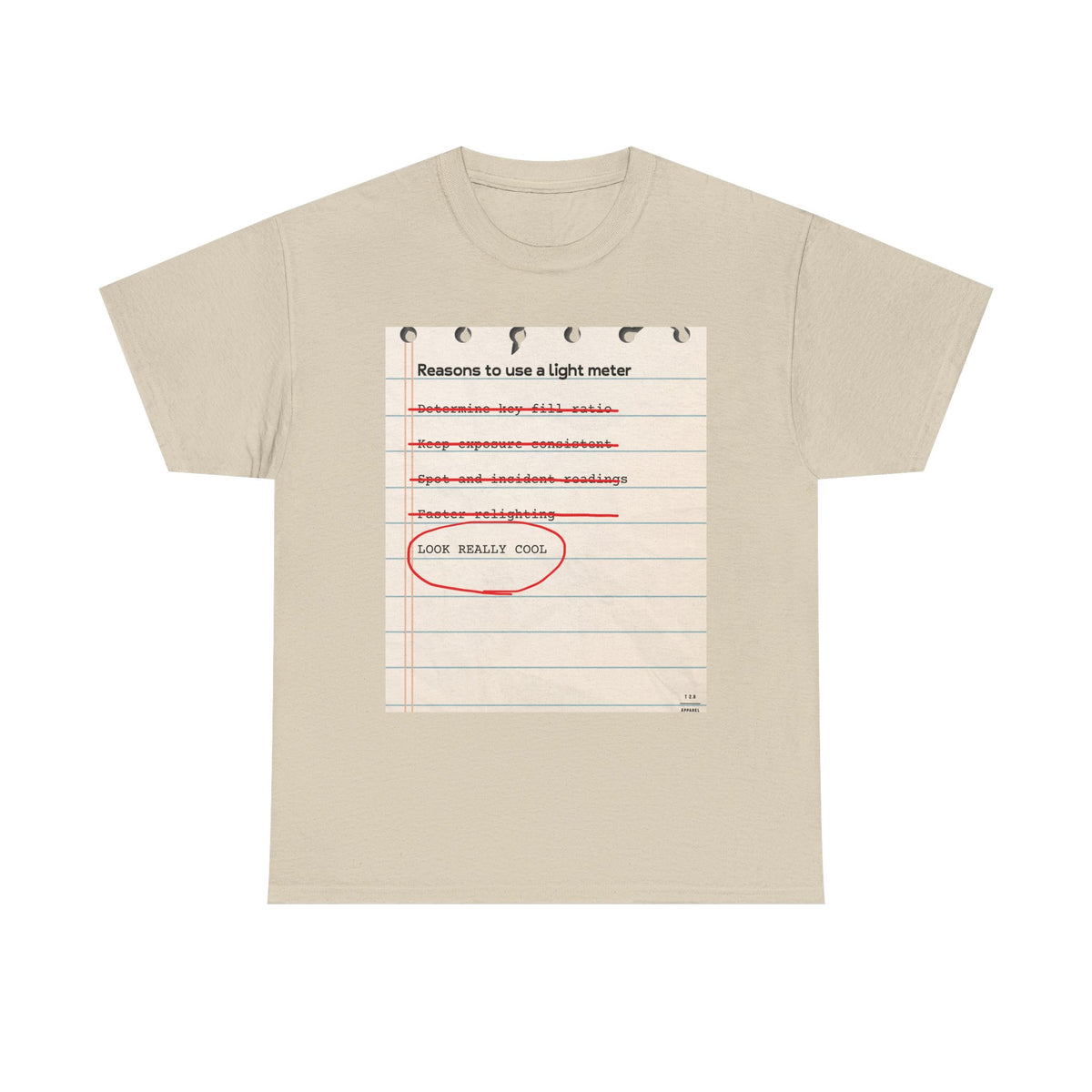 The REAL reason we meter light... tee