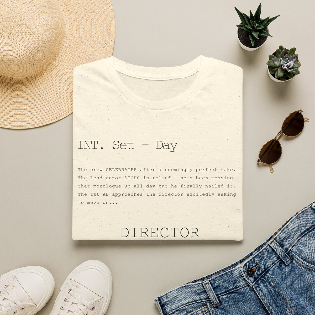 "One more for safety!" Tee shirt for directors!