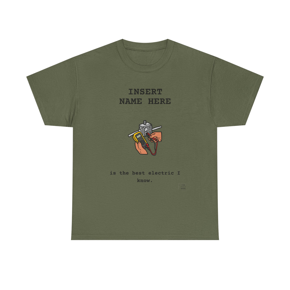 CUSTOMIZABLE Tee for the Electric/Electrician in your life!