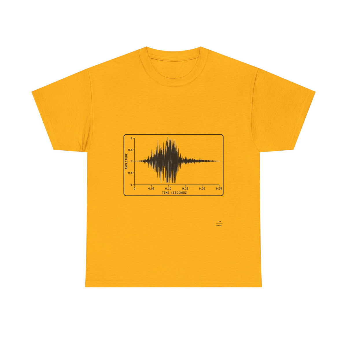 Audio waveform tee!